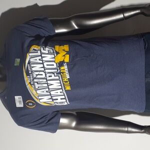 NWT University of Michigan Wolverines 2023 National Champions T-Shirt